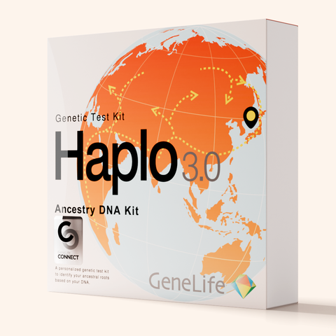 GeneLife Haplo CONNECT: Ancestry DNA Test Kit for Asians