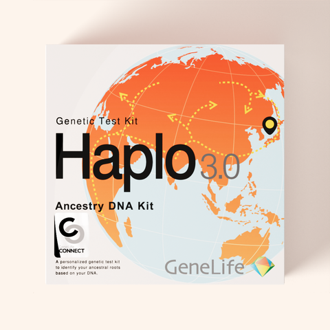 GeneLife Haplo CONNECT: Ancestry DNA Test Kit for Asians